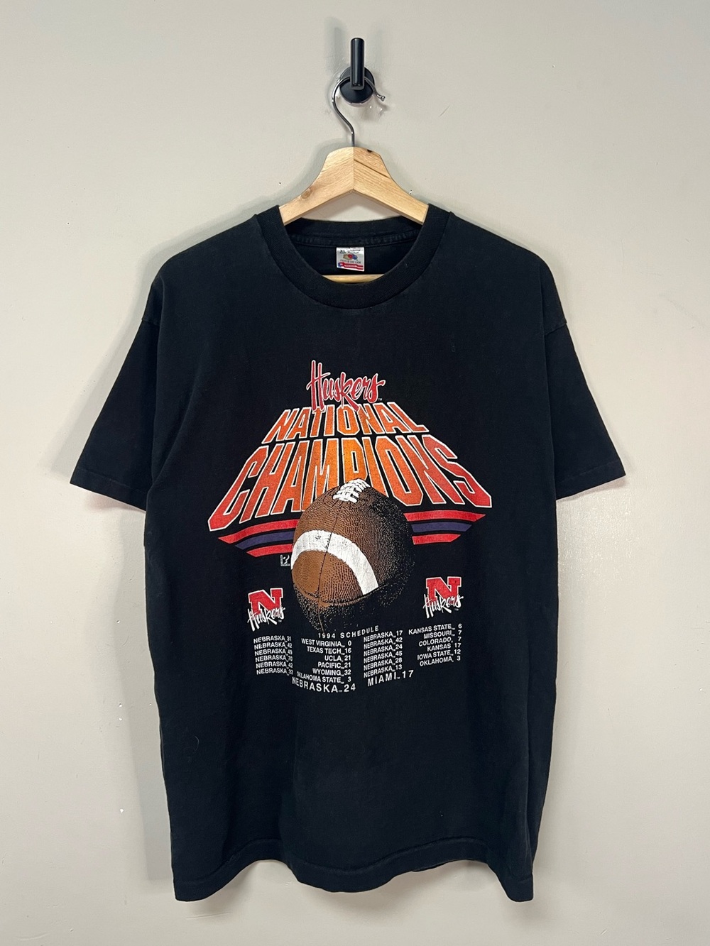 90s Nebraska Huskers Championship T Shirt